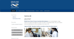 Desktop Screenshot of proimi.org.ar
