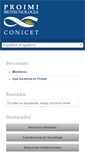 Mobile Screenshot of proimi.org.ar