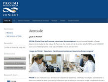 Tablet Screenshot of proimi.org.ar